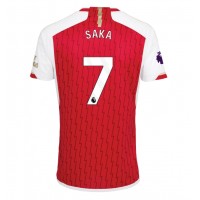 Camisa de Futebol Arsenal Bukayo Saka #7 Equipamento Principal 2023-24 Manga Curta